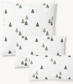 Federa in cotone percalle con alberi di Natale Darina