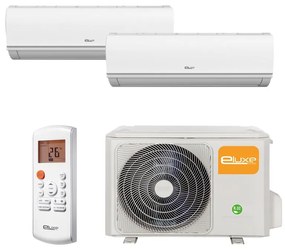 Condizionatore a muro multisplit inverter ELUXE Dual Elux Amber 9 + 12 14000 BTU classe raffreddamento A+, classe di riscaldamento A, bianco