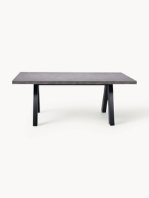 Tavolo allungabile effetto cemento Apex, 200-250 x 100 cm