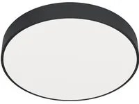 Plafoniera Contemporanea Zubieta A Acciaio Nero Led Integrato 14,6W 2700 6500K