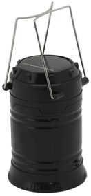 LED Lampada solare portatile LED/1200mAh nera