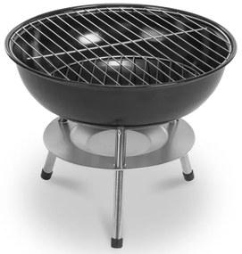 Fieldmann - Griglia da tavolo a carbone verde/nero