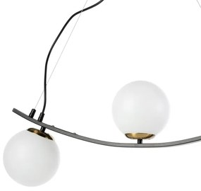 ONLI - Lampadario a sospensione con filo TRIO 3xE14/6W/230V nero