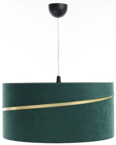 Lampadario a sospensione con filo SWING 1xE27/60W/230V verde/oro