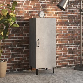 Credenza Grigio Cemento 34,5x34x90 Cm İn Legno Multistrato /