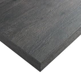 Piano cucina in truciolare rovere bruciato Rovere Bruciato L 304 x P 63 cm, spessore 3.8 cm