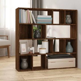 Libreria/Divisorio Rovere Marrone 105x24x102 cm