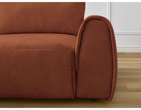 Divano angolare arancione Aden – Bobochic Paris