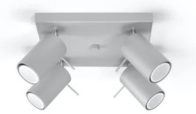 Sollux SL.0452 - Faretto da binario RING 4xGU10/10W/230V