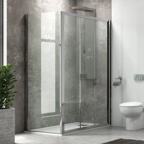 Kamalu - Cabina doccia 110X90  apertura scorrimento KP3000S