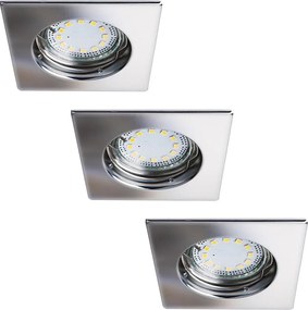 Rabalux 1053 - SET di 3 faretti da incasso LED LITE 3xGU10-LED/3W/230V