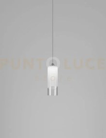 Lio sospensione 1p cristallo bianco nickel satinato l32aa led 3000...