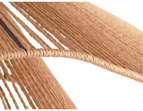 Lampada a sospensione color oro con paralume in carta intrecciata ø 60 cm Sombra - Leitmotiv