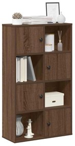 Libreria Rovere Marrone 60x24x101,5 Cm İn Legno Multistrato /