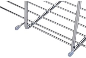 WENKO 23499100 - Mensola doccia MILO 25x36 cm acciaio inox/argento/trasparente