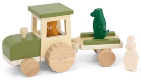 Trixie Trattore in legno con pianale