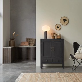 Tikamoon - Credenza in pino massello 100 Thaki Black