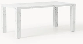 Tavolo effetto marmo Carl, 180 x 90 cm
