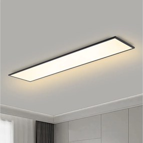 Brilagi - Plafoniera LED dimmerabile SLIMFRAME LED/58W/230V 120x30 cm nera + telecomando
