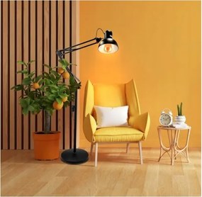 Lampada da terra 1xE27/40W/230V nera