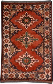 Afghan Tappeto 100 x 150 Rosso (Afghanistan) Annodato A Mano