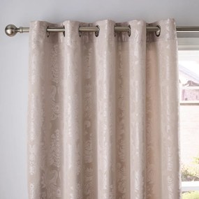 Tende in set beige in tessuto damascato 2 pz 168x183 cm Damask Jacquard – Catherine Lansfield