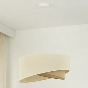 Brilagi - Lampadario LED a sospensione con filo LYRA 1xE27/15W/230V color crema/beige