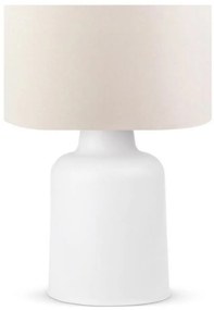 Lampada da tavolo AYD 1xE27/60W/230V beige/bianca