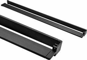 Mensola con appendiabiti EVO BLACK