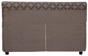 Divano 2 posti in tessuto sfoderabile VERONA 150 cm Elephant con rombi