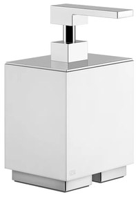 Dispenser sapone liquido bianco cromo Rettangolo 20837 Gessi