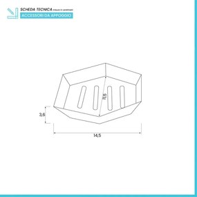 Porta Sapone Bianco Trasparente In Plastica ABS Diamante
