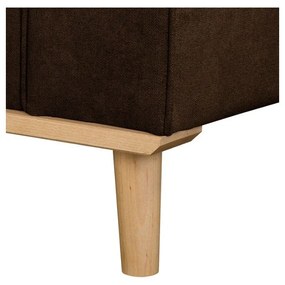 Divano marrone scuro 193 cm Beata - Ropez