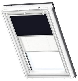 Tenda combinata per finestra da tetto oscurante e filtrante VELUX DFD S01 1100S L 114 x H 70 cm blu