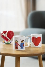 Tazza per bambini bianca in ceramica 300 ml Love – LEGO®