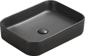 Mexen Vena lavabo da appoggio 50 x 37 cm, nero opaco - 22195085