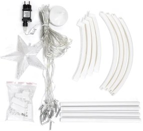 Aigostar - Decorazione natalizia da esterno a LED/3,6W/230V 150 cm IP44 bianco freddo