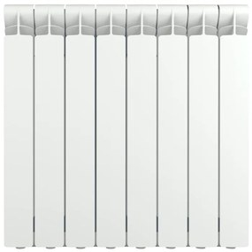 Radiatore acqua calda PRODIGE . in alluminio, 8 elementi, interasse 600 mm, bianco ral 9010