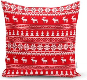 Set di 4 federe natalizie e runner da tavola Natale - Minimalist Cushion Covers