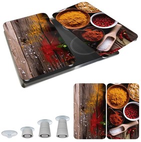 Set di 2 cappe da cucina in vetro con, 52 x 30 cm Spice - Wenko