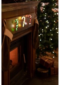 Decorazione natalizia luminosa rossa a sospensione ø 1,5 cm Hannah – Sirius