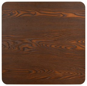 Tavolo da bistrot marrone scuro 60x60 cm in mdf