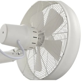 Lucci Air 213128EU - Ventilatore da parete BREEZE 55W/230V bianco + telecomando