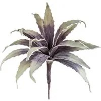 Set 2 Dracena Pianta Artificiale Foam Altezza 65 cm Verde