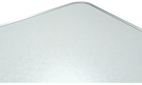 Tavolo da campeggio pieghevole + 4x sedia bianco/cromo