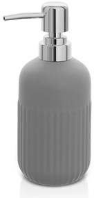 Dispenser sapone da appoggio grigio in ceramica Cup