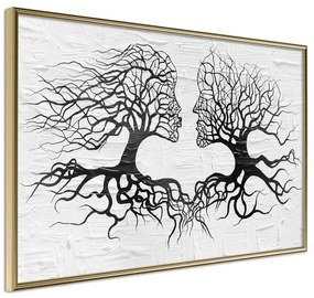 Poster  Like the Old Trees  Cornice Quadri Cornice d'oro, Larghezza x Altezza Home decor 30x20