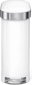 Cestino in acciaio a pedale 45 l Slim - simplehuman