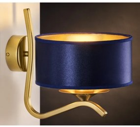 Jupiter 2115 - Lampada da parete KASZMIR 1xE27/15W/230V blu/oro