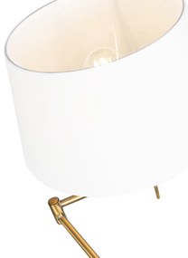 Lampada da terra classica intelligente bronzo con bianco incl. WiFi A60 - Ladas Fix